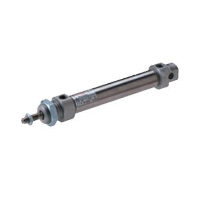 ISO roundline double acting Pneumatic cylinder Actuator, 25mm diameter, 80mm stroke