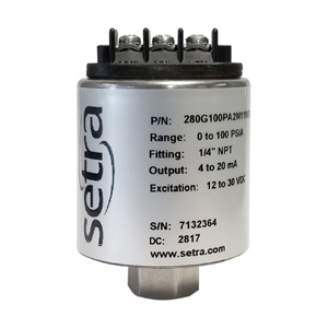  Model 280G Gauge Pressure Transducer