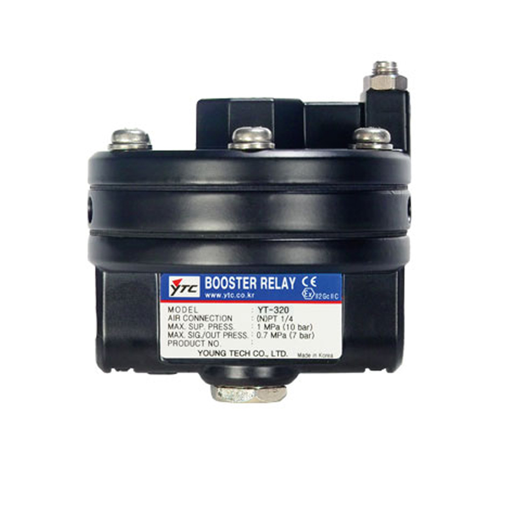 Rotork YT-320 Series Pneumatic Volume Booster Relay for Valve Positioner