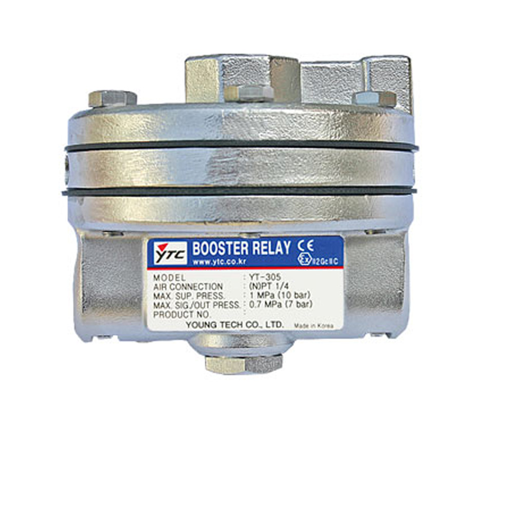 Rotork YT-305 Series Pneumatic Volume Booster Relay for Valve Positioner