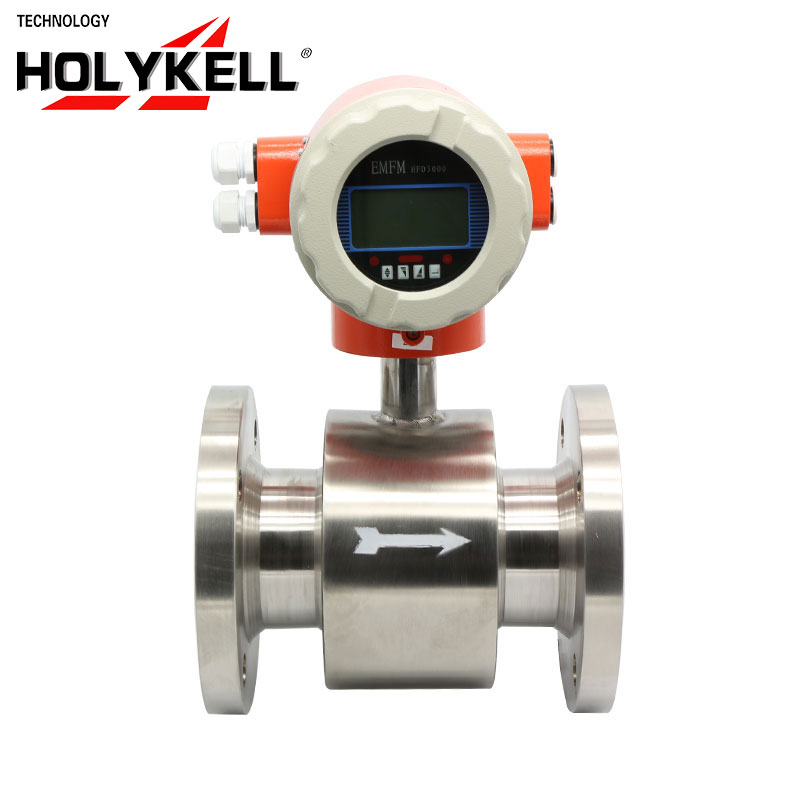 Holykell OEM 4800E cool water DN400 4-20mA electromagnetic flow meter