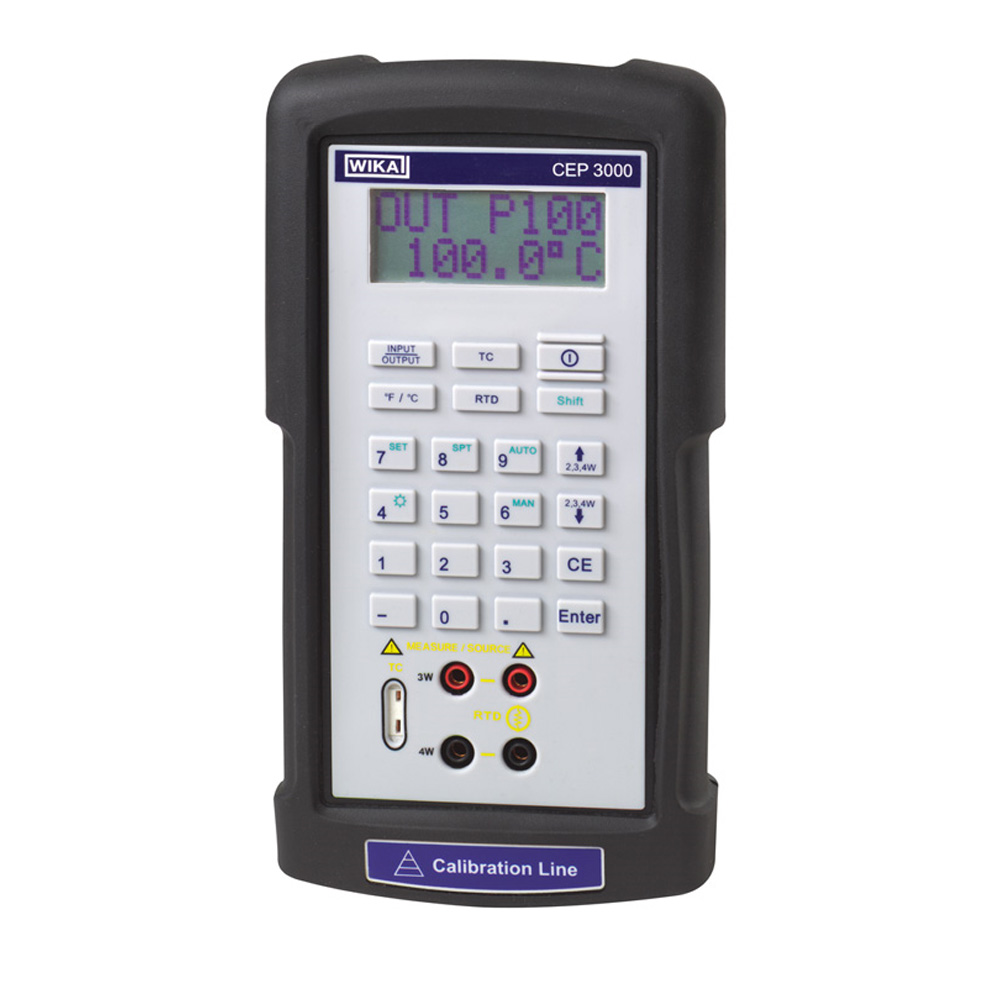 Hand-held temperature calibrator