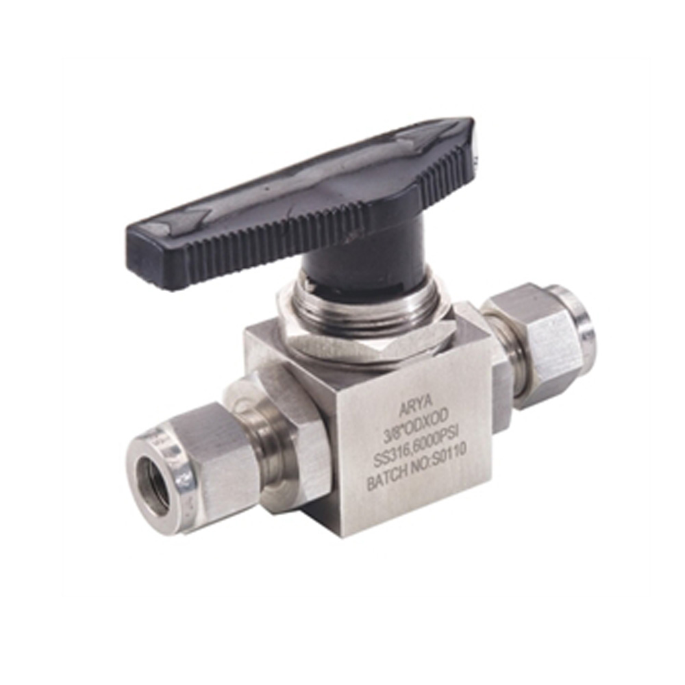 2 WAY PANEL BALL VALVE (TUBE END)