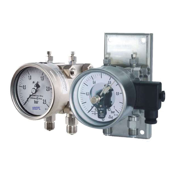 MP10 Differential Pressure Gauge - Double Diaphragm