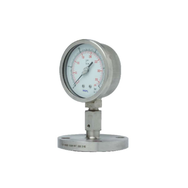 MP27 Integral Diaphragm Seal Pressure Gauge - Flanged