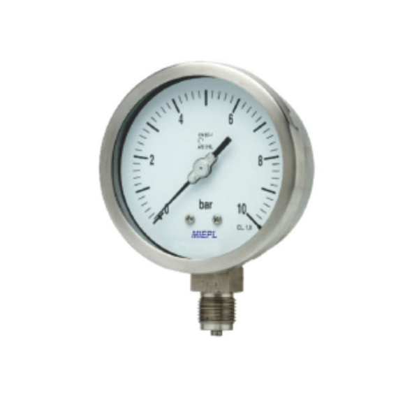 MP34 SS Case Brass Pressure Gauge - Economical